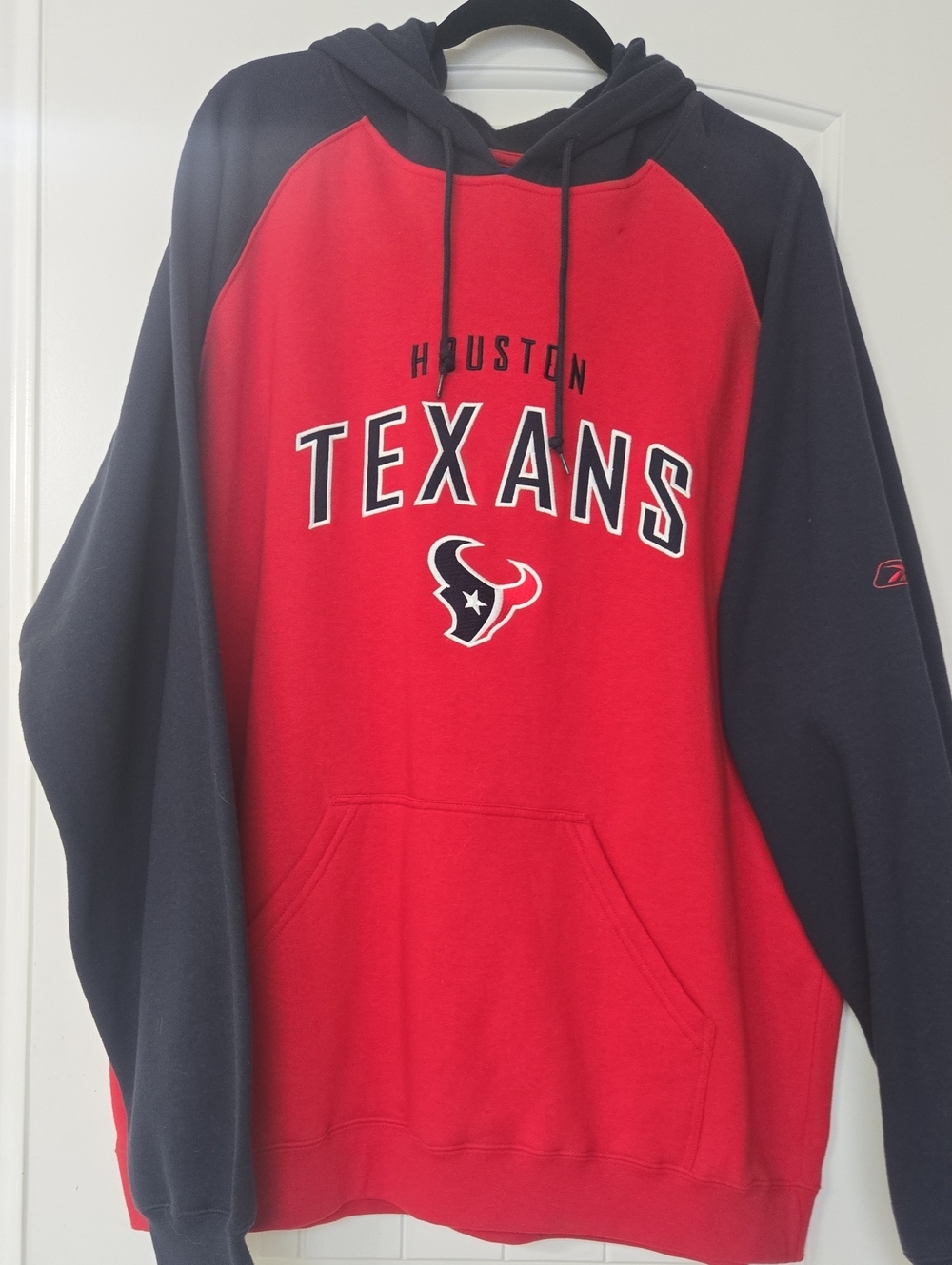 Houston Texans Red & Navy Pullover Hoodie
